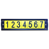 Plastic Tag Channel Holder 7 Tags
