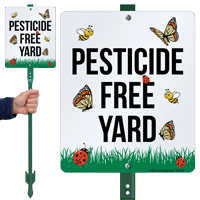 Pesticide Free Yard Sign