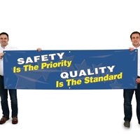 Safety Poster - 1022-P Safety is the Priority Quality is the Standard
