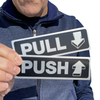 Pull Push Signs Set
