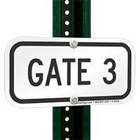 GATE 3 Signs