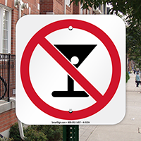No Drinking Symbol Sign