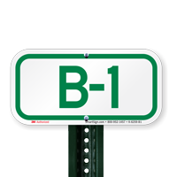 Parking Space Signs B-1