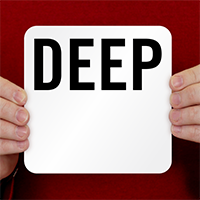 Deep Pool Depth Marker