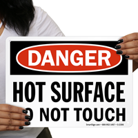 SmartSign "Danger - No Hot Work, No Smoking, No Open Light" Sign | 10" X 14" 3M Reflective - View #9