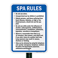 New York Spa Rules Sign