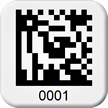 Custom 2D Barcode Asset Tags   Add Numbering