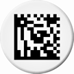Custom 2D Barcode Circle Asset Tags