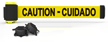 Caution Cuidado Magnetic Barrier System