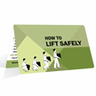 How To Lift Safely Fold over Safety Wallet Card