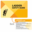 Ladder Safety Guide Heavy Duty Laminated Safety Wallet Card