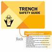 Trench Safety Guide Heavy Duty Laminated Safety Wallet Card