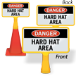 Danger Hard Hat Area ConeBoss Sign