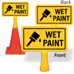 Wet Paint ConeBoss Sign