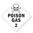 Poison Gas Placard