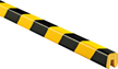 Edge Protection Bumper Guard Type G, Black-Yellow