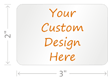 Custom Design Hardhat Labels Rectangle