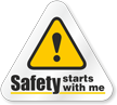 Safety Starts With Me Hard Hat Decals