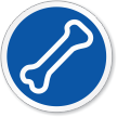 Bone Marrow Symbol ISO Circle Sign