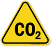 Co2 Symbol, ISO Warning Sign