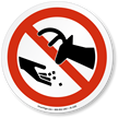 Do Not Feed Wildlife Symbol ISO Prohibition Sign