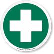 First Aid Station ISO Circle Sign