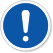 General Mandatory Action ISO Circle Sign
