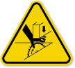 ISO Hand Crush Rotating Blade Symbol Warning Sign