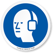 Hearing Protection Required ISO Sign