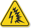 ISO Arc Flash Symbol Triangle Warning Sign