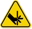 ISO Cutting of Fingers Straight Blades Symbol Sign