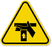 ISO Hand Crush, Force From Below Symbol Sign