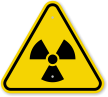 ISO Radiation Hazard Symbol Warning Sign