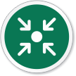 Muster Point Symbol ISO Circle Sign