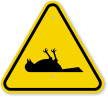 ISO Poisonous Gas Dead Bird Symbol Warning Sign