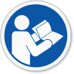 Read Operators Manual Symbol ISO Sign