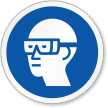 Wear Safety Goggles Symbol ISO Sign