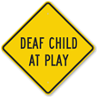Deaf Child At Play Sign