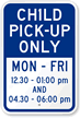 Custom Child Pick Up Sign