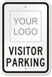 Your Logo   Visitor Parking Custom Sign