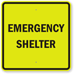 Emergency Shelter Sign