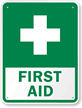 Swimming Pool First Aid Sign