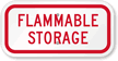 Flammable Storage Sign