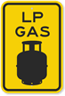 LP Gas (With Graphic) Sign