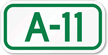 Parking Space Sign A 11