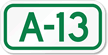 Parking Space Sign A 13