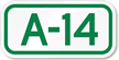 Parking Space Sign A 14