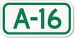 Parking Space Sign A 16