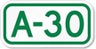 Parking Space Sign A 30
