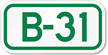 Parking Space Sign B 31
